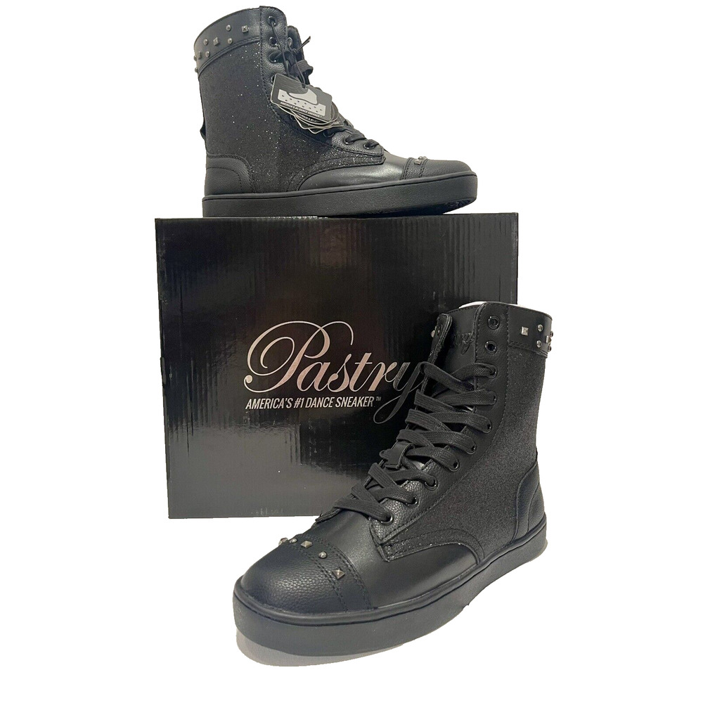 Pastry Womens Dance Military Glitz Boot Black Size 7 🔥NEW🔥 PA161020 Sparkle